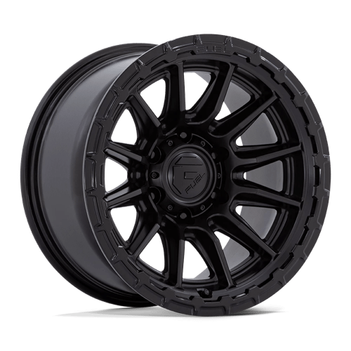 Fuel 1PC FC866 PISTON BLACKOUT W/ GLOSS BLACK LIP 17X9