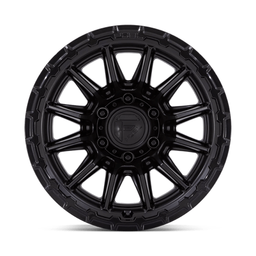 Fuel 1PC FC866 PISTON BLACKOUT W/ GLOSS BLACK LIP 20X9