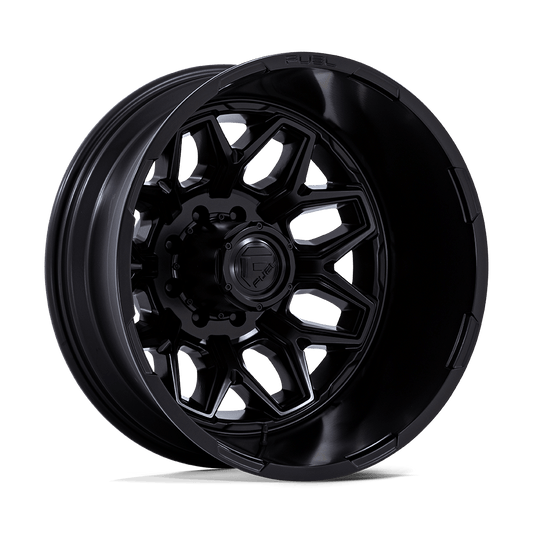 Fuel 1PC D871 FLUX DUALLY BLACKOUT 22X8.25