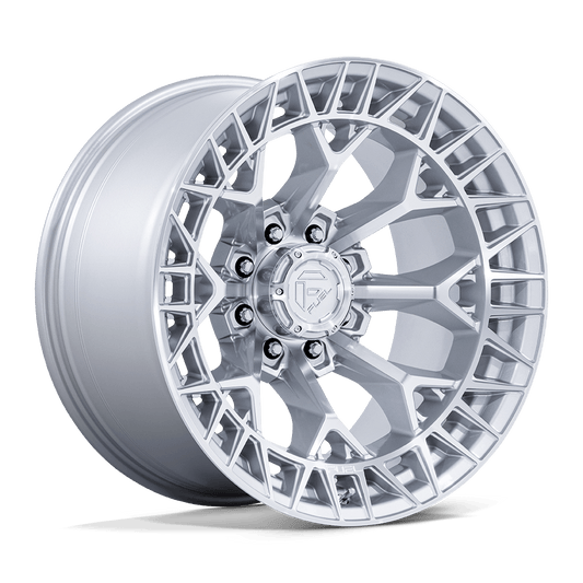 Fuel 1PC FC873 CHARGER GLOSS SILVER W/ MACHINED FACE 22X12