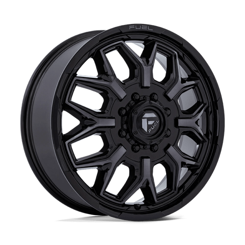 Fuel 1PC D875 FLUX DUALLY GLOSS BLACK BRUSH-FC GRAY TINT 20X8.25