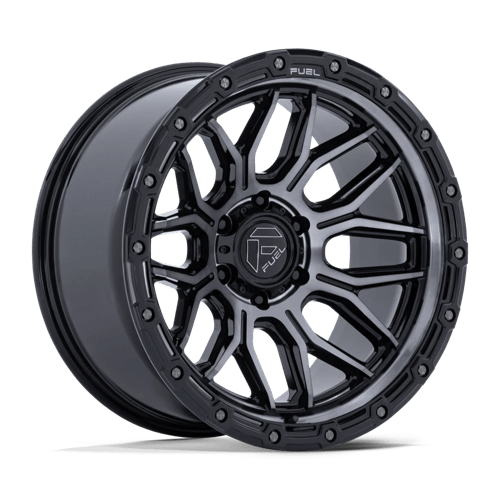 Fuel 1PC FC881 SURGE GLOSS BLACK MACHINED W/ GRAY TINT 20X9