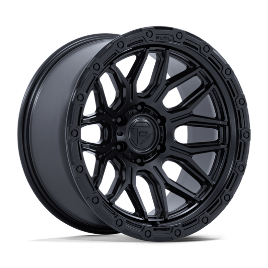 Fuel 1PC FC881 SURGE MATTE BLACK W/ GLOSS BLACK LIP 20X9
