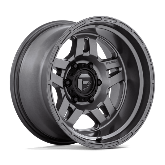 Fuel 1PC D801 OXIDE MATTE GUNMETAL 17X9