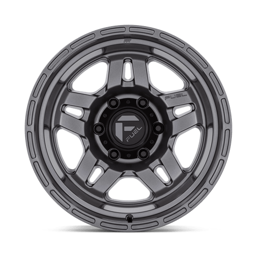Fuel 1PC D801 OXIDE MATTE GUNMETAL 17X9