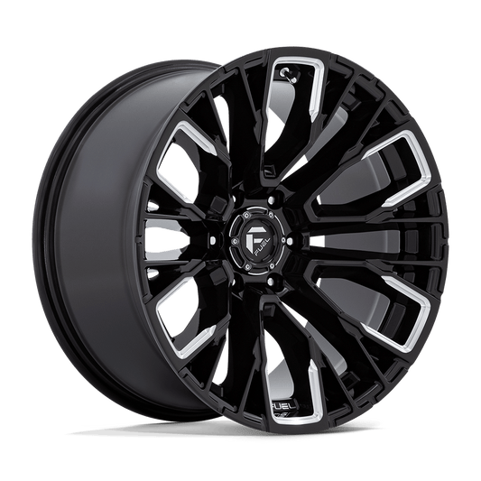 Fuel 1PC D849 REBAR GLOSS BLACK MILLED 17X9