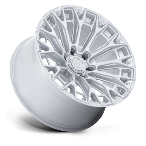 Fuel 1PC FC882 TRAX GLOSS SILVER W/ MACHINED FACE 18X9