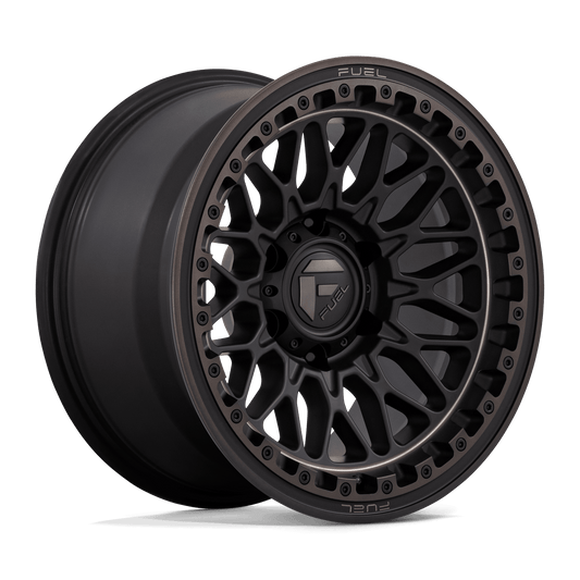 Fuel 1PC D759 TRIGGER MATTE BLACK DARK TINT 17X9