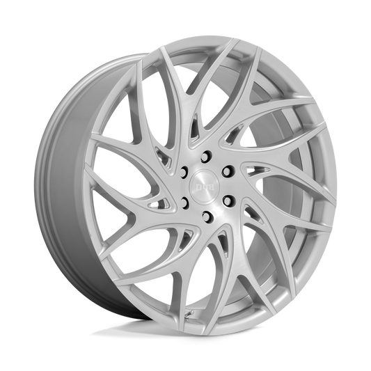 DUB 1PC S261 G.O.A.T. SILVER BRUSHED FACE 20X9