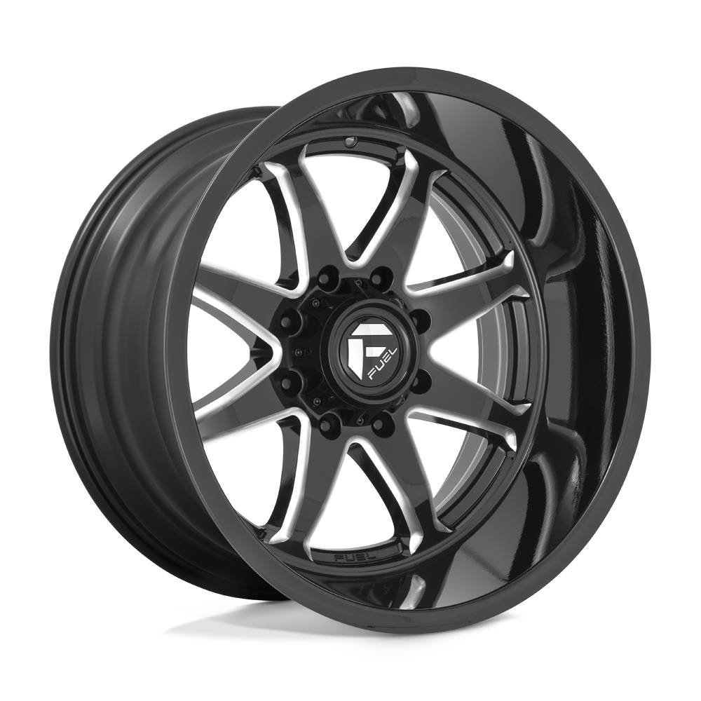 Fuel 1PC D749 HAMMER GLOSS BLACK MILLED 22X12