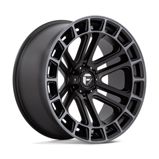 Fuel 1PC D720 HEATER MATTE BLACK DOUBLE DARK TINT MACHINED 22X10