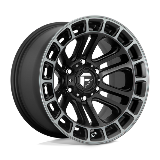 Fuel 1PC D720 HEATER MATTE BLACK DOUBLE DARK TINT MACHINED 18X9