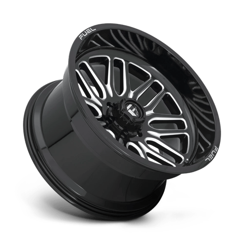 Fuel 1PC D662 IGNITE GLOSS BLACK MILLED 22X12