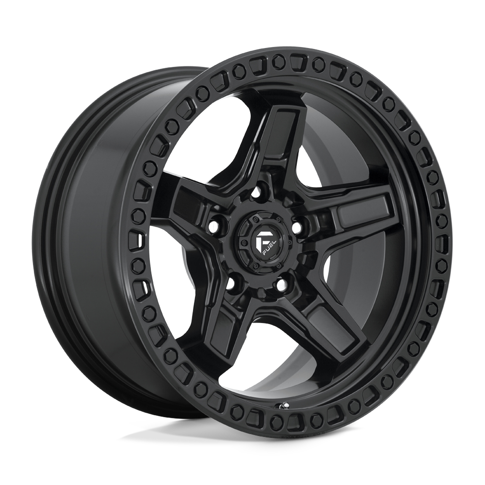 Fuel 1PC D697 KICKER MATTE BLACK 17X9