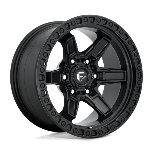 Fuel 1PC D697 KICKER MATTE BLACK 17X9