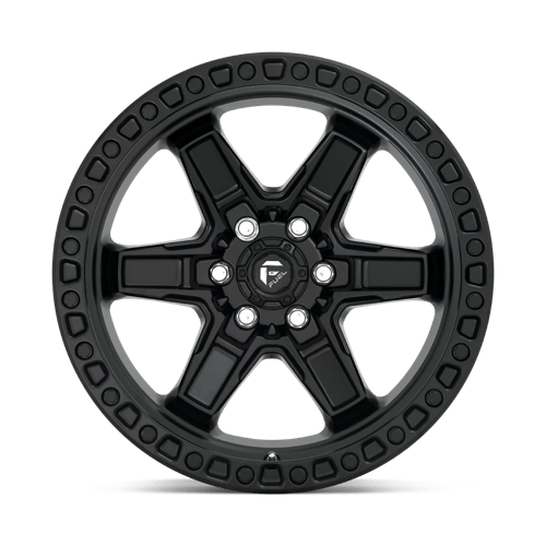 Fuel 1PC D697 KICKER MATTE BLACK 17X9