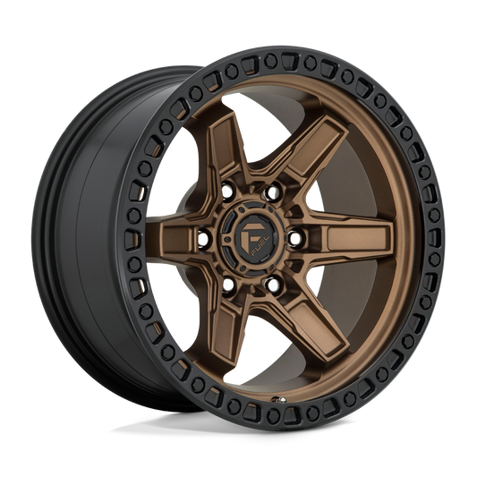 Fuel 1PC D699 KICKER MATTE BRONZE BLACK BEAD RING 20X9