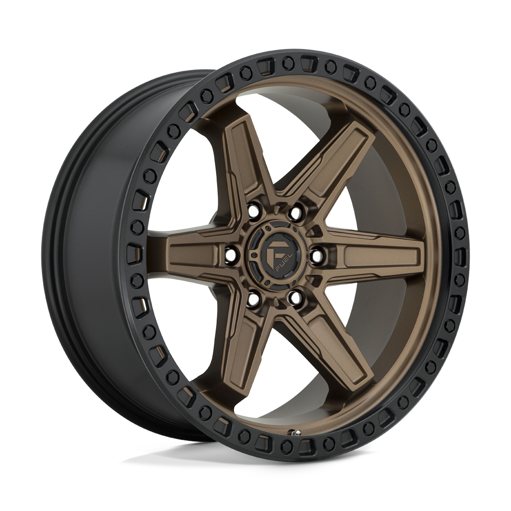 Fuel 1PC D699 KICKER MATTE BRONZE BLACK BEAD RING 20X9