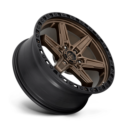 Fuel 1PC D699 KICKER MATTE BRONZE BLACK BEAD RING 20X9