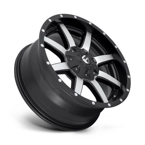 Fuel 1PC D537 MAVERICK MATTE BLACK MACHINED 20X12