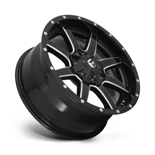 Fuel 1PC D610 MAVERICK GLOSS BLACK MILLED 20X14