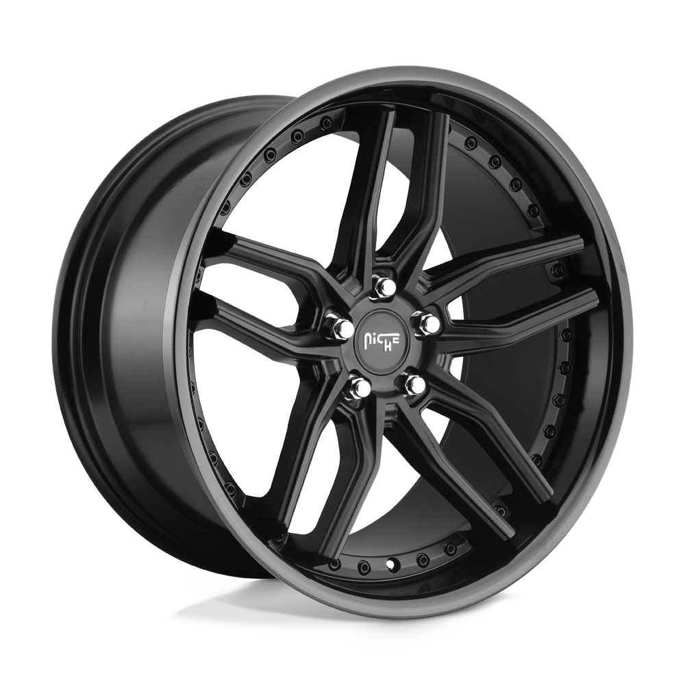 Niche 1PC M194 METHOS GLOSS BLACK MATTE BLACK 20X10