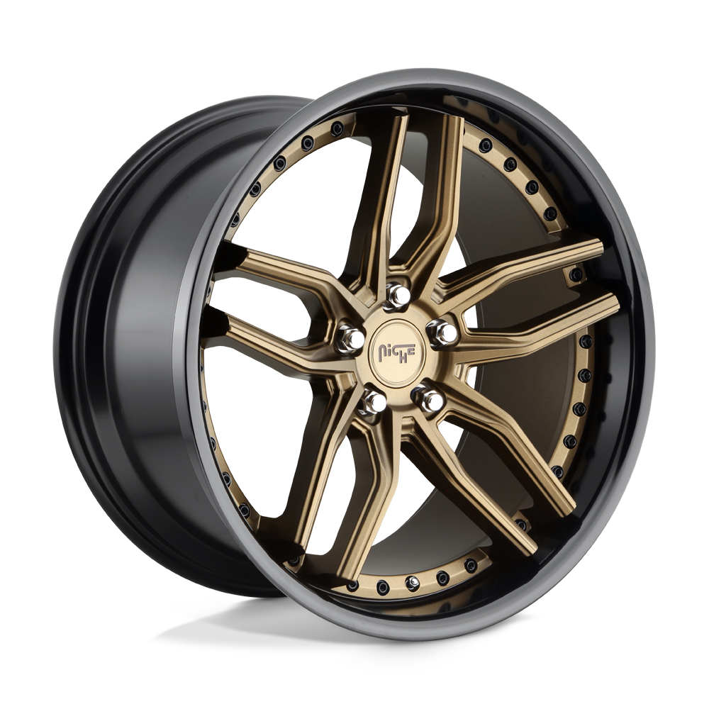 Niche 1PC M195 METHOS MATTE BRONZE BLACK BEAD RING 20X9