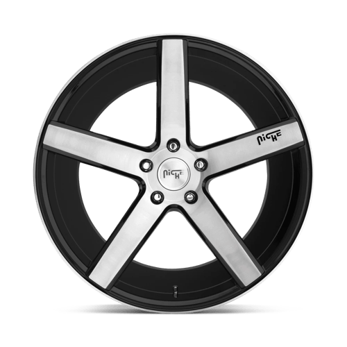 Niche 1PC M124 MILAN GLOSS BLACK BRUSHED 19X8.5