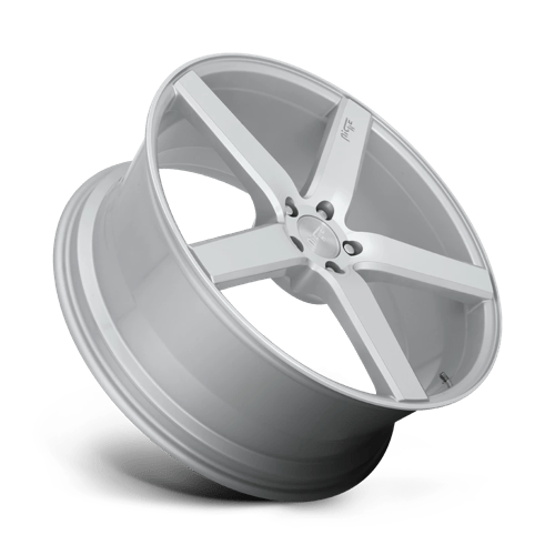 Niche 1PC M135 MILAN GLOSS SILVER MACHINED 18X8