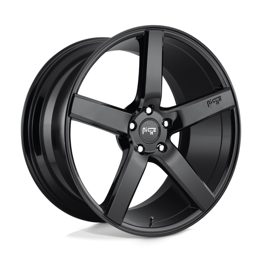 Niche 1PC M188 MILAN GLOSS BLACK 22X10
