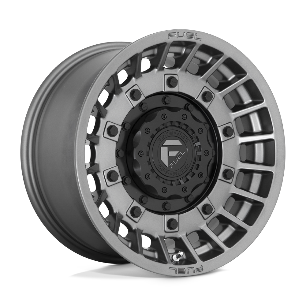 Fuel 1PC D726 MILITIA MATTE ANTHRACITE AND BLACK 17X9