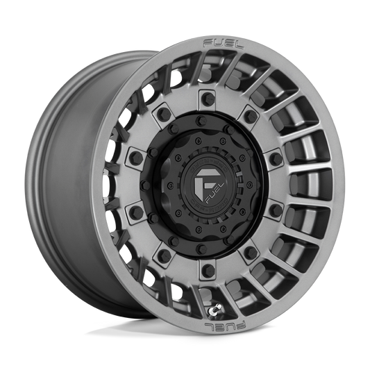 Fuel 1PC D726 MILITIA MATTE ANTHRACITE AND BLACK 17X9