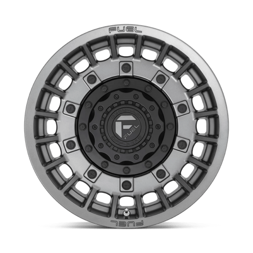 Fuel 1PC D726 MILITIA MATTE ANTHRACITE AND BLACK 17X9