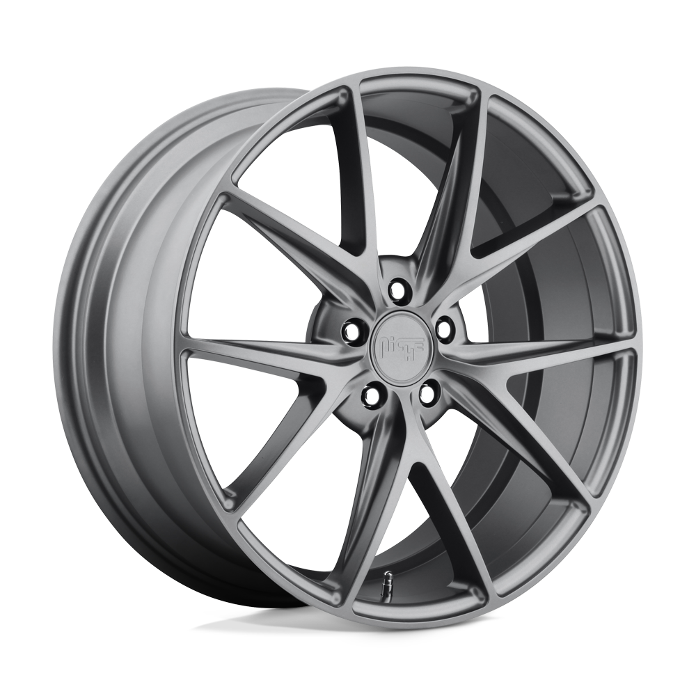 Niche 1PC M116 MISANO MATTE GUN METAL 20X10