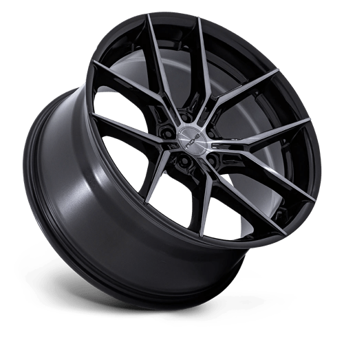 Niche 1PC NC279 PRODIGY 5 GLOSS BLACK DARK TINTED CLEAR 18X8.5