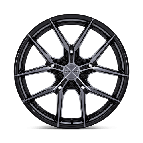 Niche 1PC NC279 PRODIGY 5 GLOSS BLACK DARK TINTED CLEAR 18X8.5