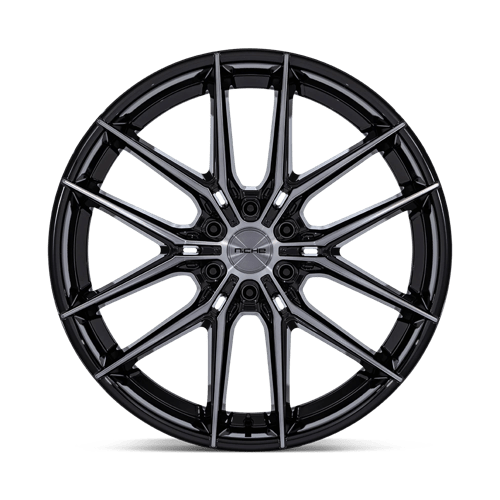 Niche 1PC NC280 PRODIGY 6 GLOSS BLACK DARK TINTED CLEAR 26X10