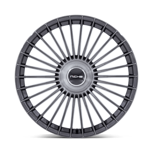 Niche 1PC NC282 SERENE GLOSS TITANIUM BRUSHED 22X10