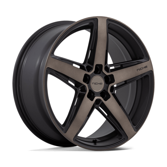 Niche 1PC M271 TERAMO MATTE BLACK WITH DOUBLE DARK TINT FACE 20X9