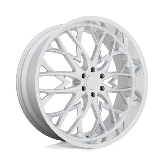 DUB 1PC S264 OG SILVER WITH DIAMOND CUT LIP 22X9.5