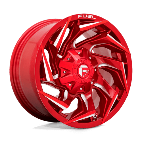 Fuel 1PC D754 REACTION CANDY RED MILLED 20X10