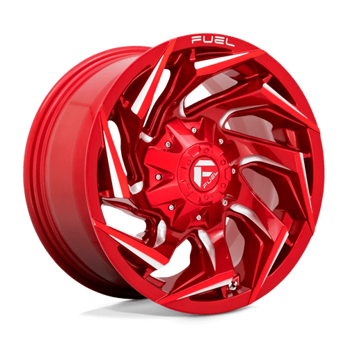 Fuel 1PC D754 REACTION CANDY RED MILLED 17X9