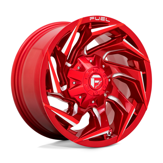 Fuel 1PC D754 REACTION CANDY RED MILLED 15X8