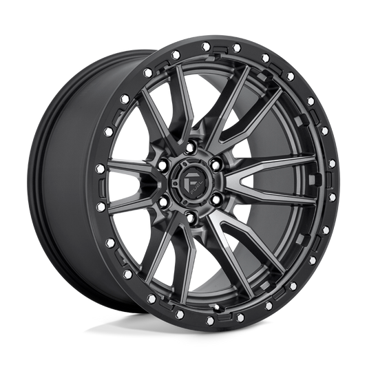 Fuel 1PC D680 REBEL MATTE GUN METAL BLACK BEAD RING 20X10