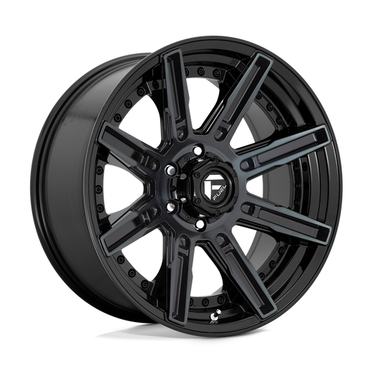 Fuel 1PC D708 ROGUE GLOSS MACHINED DOUBLE DARK TINT 20X9