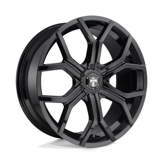 DUB 1PC S208 ROYALTY GLOSS BLACK 22X9.5
