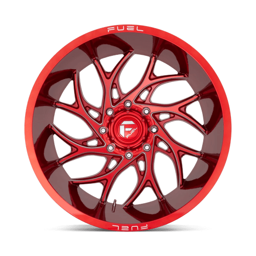 Fuel 1PC D742 RUNNER CANDY RED MILLED 24X12