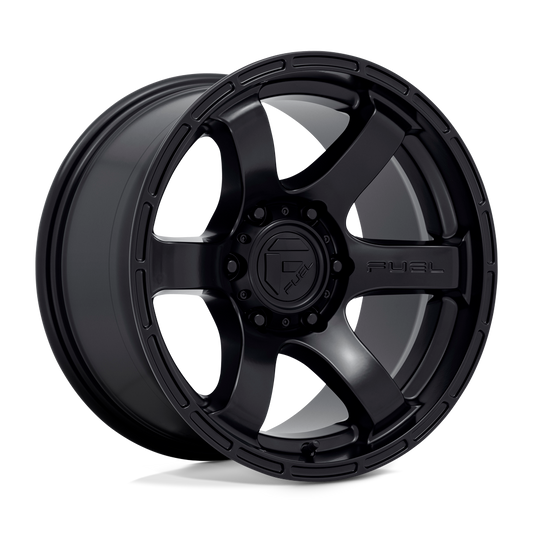 Fuel 1PC D766 RUSH SATIN BLACK 17X9