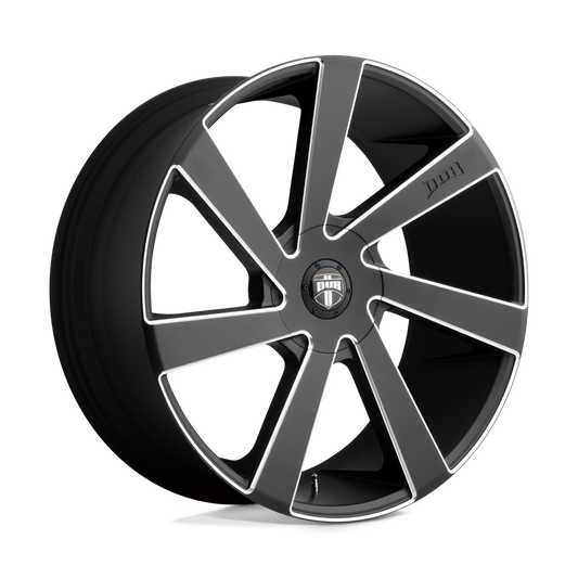 DUB 1PC S133 DIRECTA MATTE BLACK MILLED 24X10