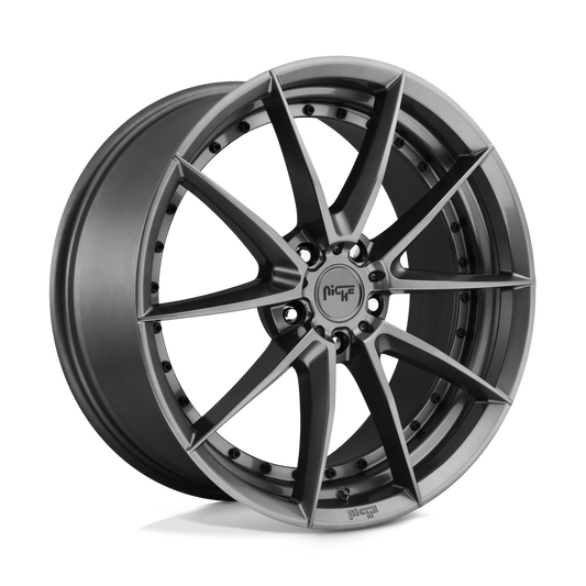Niche 1PC M197 SECTOR GLOSS ANTHRACITE 20X9